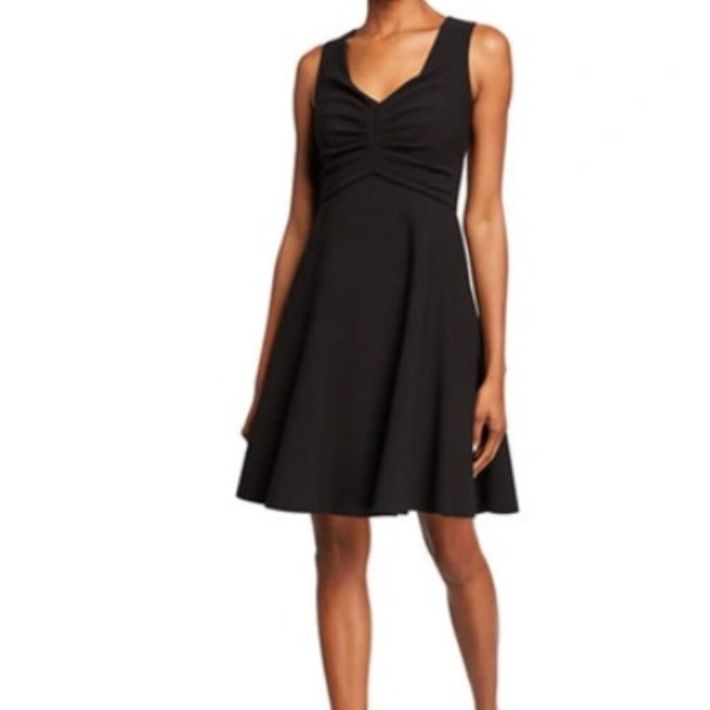 Kobi Halperin Thalia Ruched-Detail Dress Black